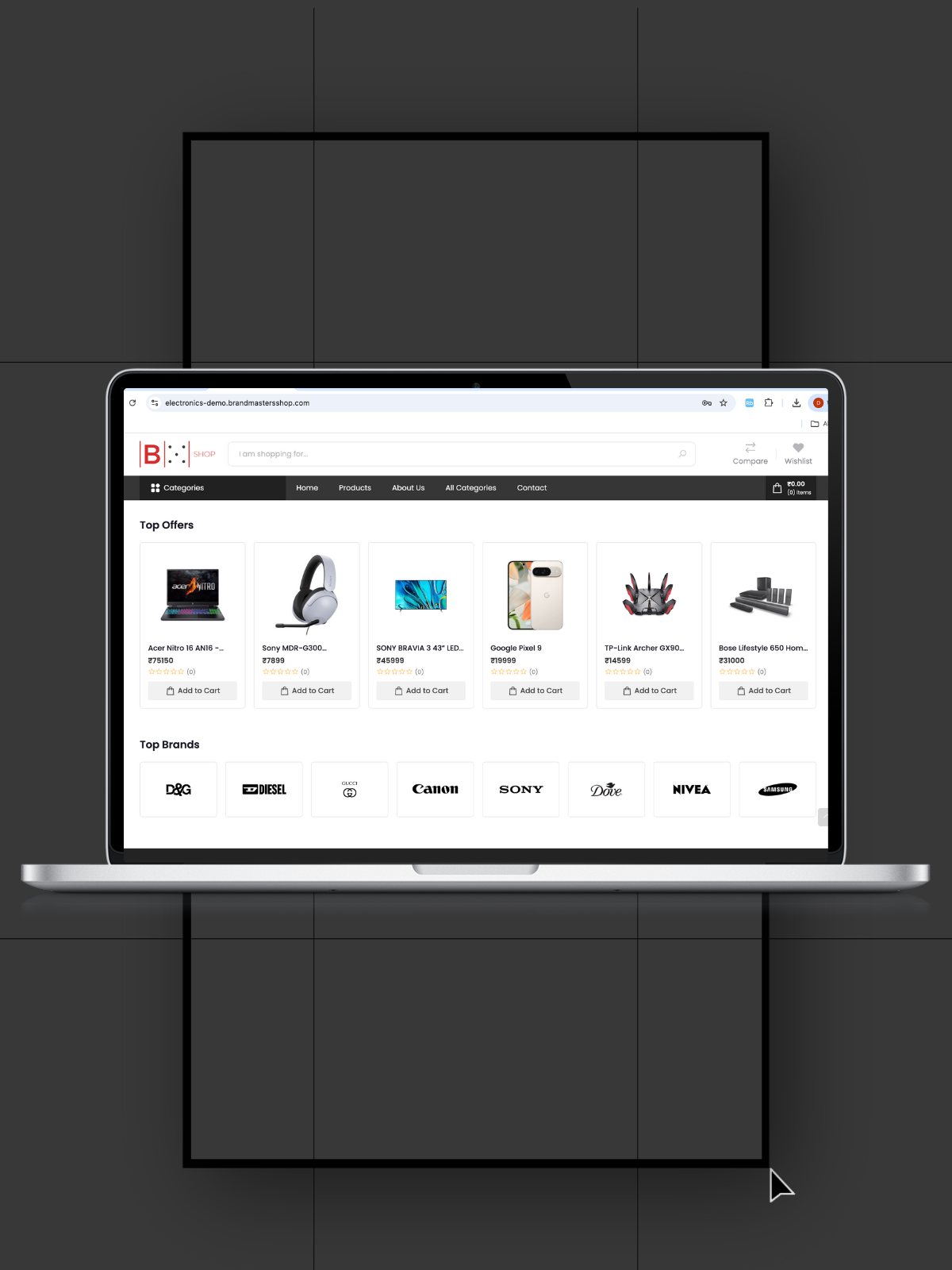 Electronics Ecommerce Store